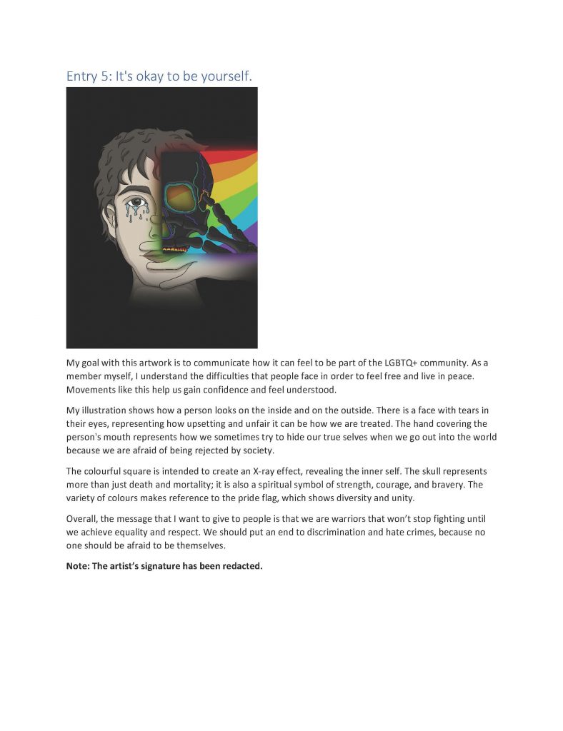 The Laramie Project: digital art competition