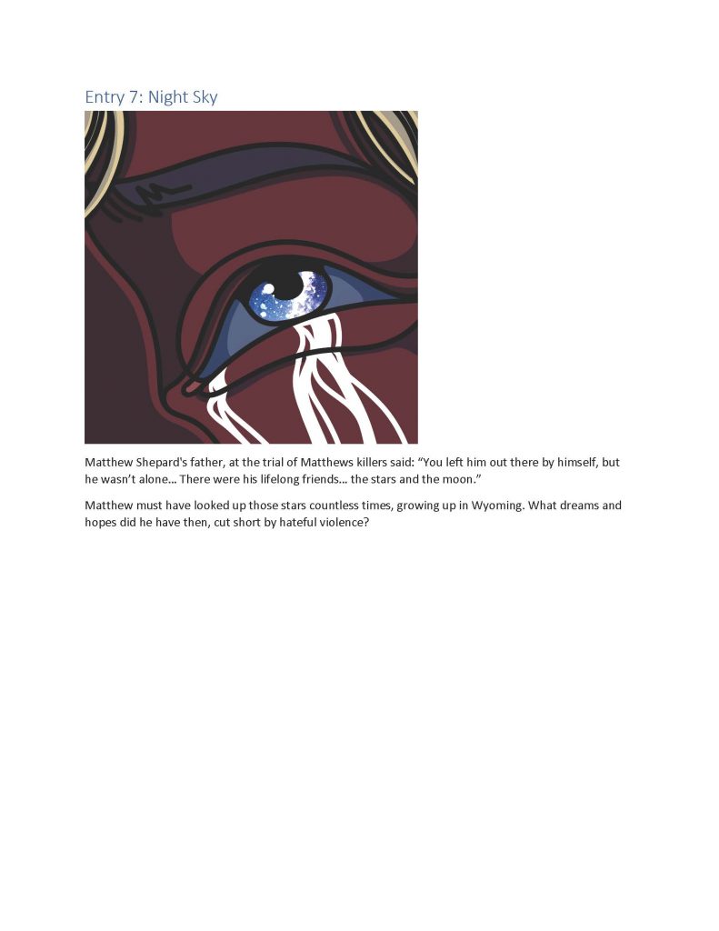 The Laramie Project: digital art competition