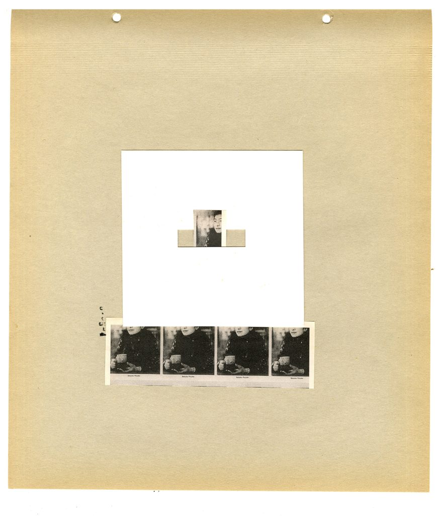 collage 3, paper, 12x14"