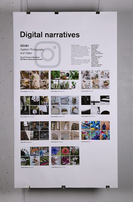 "Visual Themes and Narratives", Will Maher, Applied Photography and Video