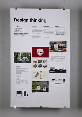 "Experimental Design and Wayfinding", Karin Jager and Jennifer Deon, Graphic and Digital Design II