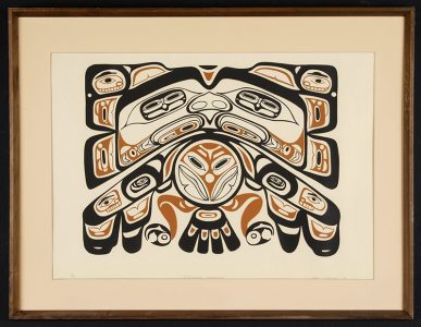 Naomi Chariton, "Tsimshian Dragonfly," Print media, 23" x 23", 1971, Accession number: 1971.001.001