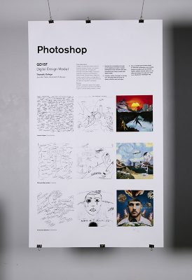 "Thematic Collage", Jennifer Deon, Digital Design Media I