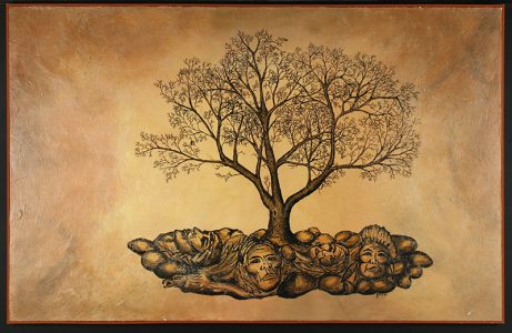 Janet Kazonyi, "Untitled," Oil on canvas, 54" x 84 1/2", 2003, Accession number: 2003.005.001