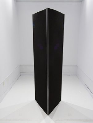 Paige Caldwell, "Vitality", Memory foam and charcoal, 2018