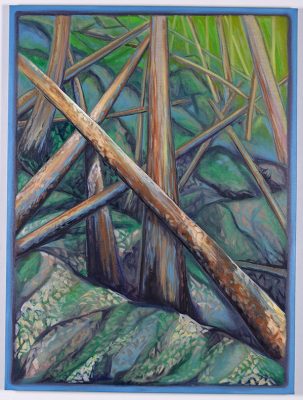 Lynden Chan, 2018, "Forest Painting"