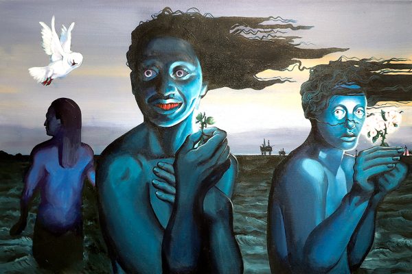 Finn Toews,
Delayed enlightenment,
Acrylic on Canvas,
2025