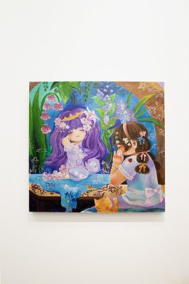 Haodan Wang Daydreaming Series, 36x36" Acrylic on Canvas