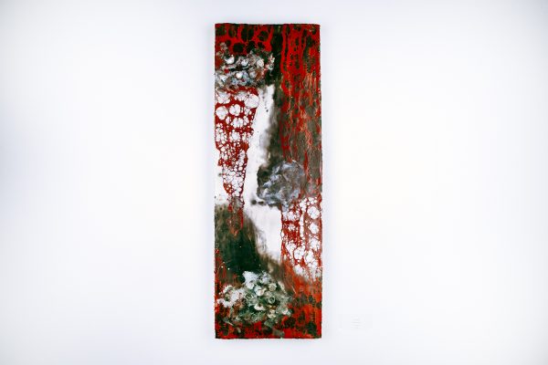 Allie Risley, Bloody Smoke, Encaustic, 2017
