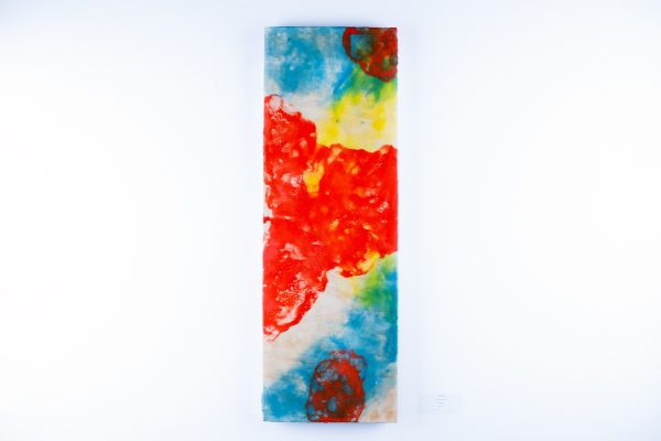 Allie Risley, Primary Clouds, Encaustic, 2018