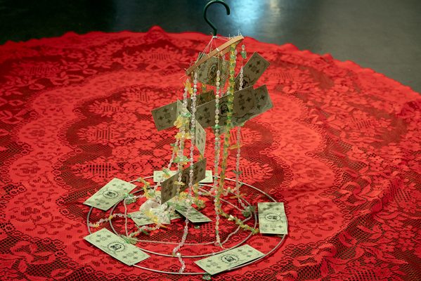 Kay Ber,
MONEY IS THE ROOT,
Mixed Media Sculpture,
2025