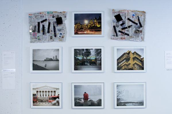 Mithil Dedhia,
Under the Sky Series,
Digital photo print installation, time-based video, multi-channel projection, sound, and text,
2025