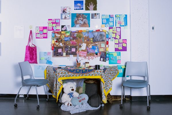 Zee Coulter,
I’ll Be There Soon,
Mixed media and found objects,
2025