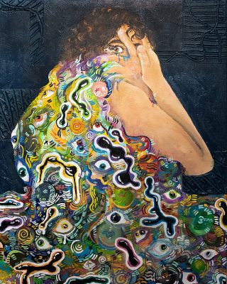 Zöe Crowley,
Tethered by what remains, only for untanglement and realization
Digital Image Print,
2025