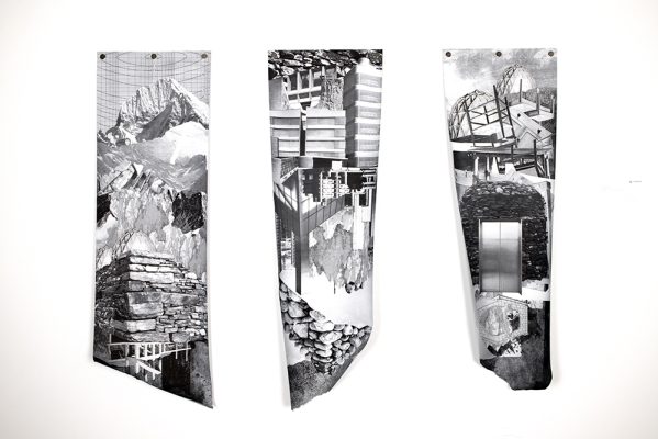 Aimée Henny Brown, Alpha/Beta/Gamma, Pigment print from scanned analog collage, 2019-2020