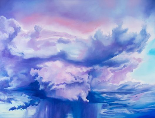 Christopher Friesen, From a Distance Everything is Prefect, Acrylic on canvas, 2025